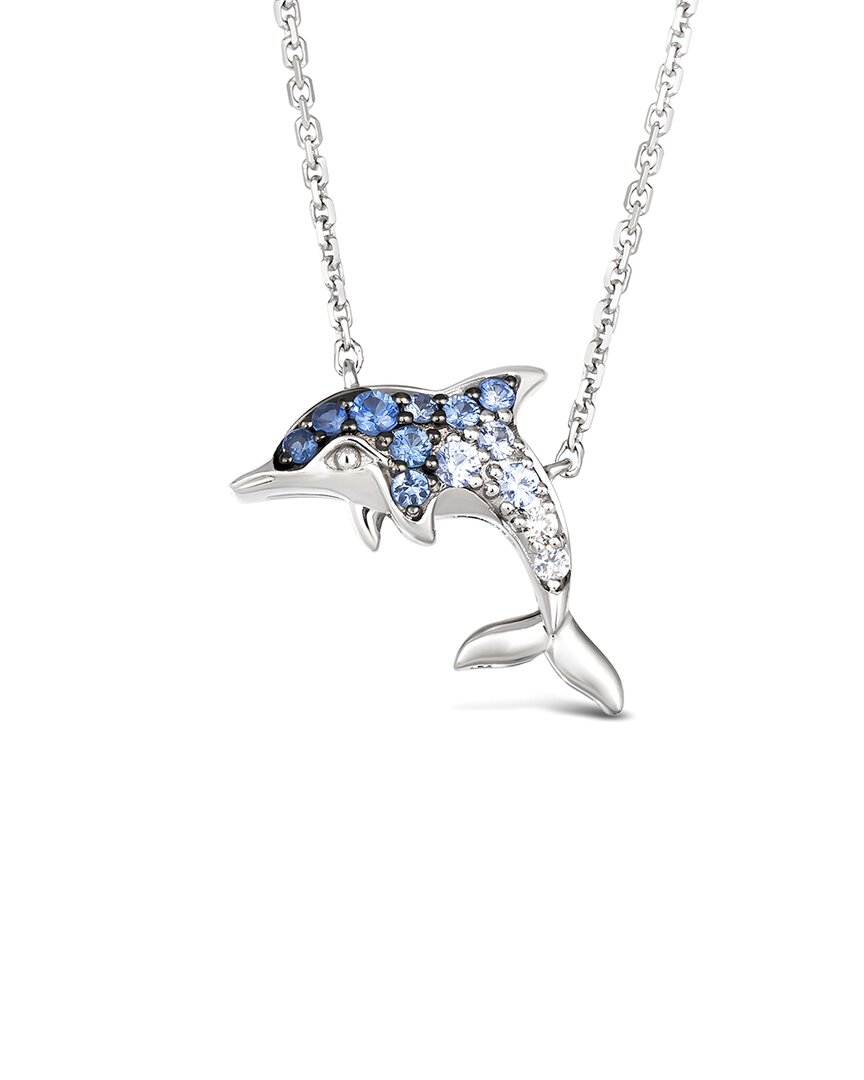 Le Vian ® Dolphin 14k 0.31 Ct. Tw. Sapphire Necklace