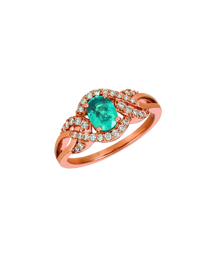 Le Vian ® Royalblues 14k Rose Gold 1.14 Ct. Tw. Diamond & Zircon Ring