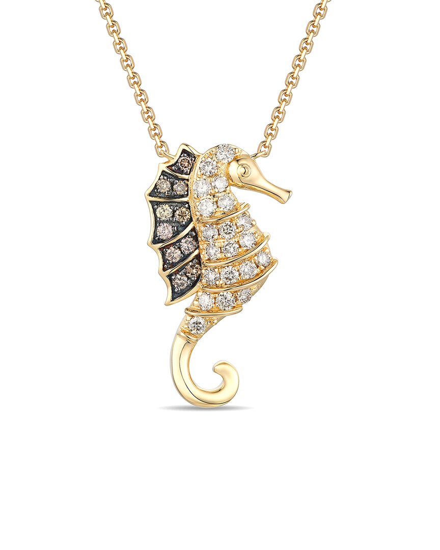 Le Vian ® Seahorse 14k 0.41 Ct. Tw. Diamond Necklace