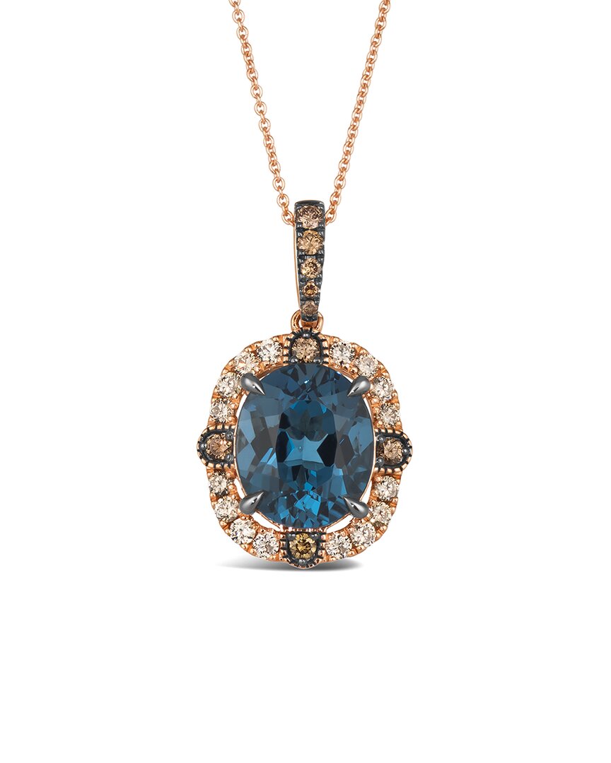 Le Vian ® Modern Romance 14k Rose Gold 5.65 Ct. Tw. Diamond & Topaz Pendant