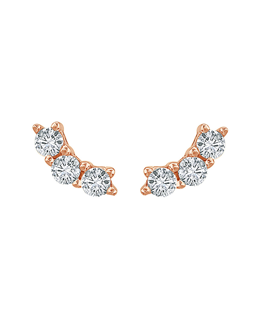 Sabrina Designs 14k Rose Gold 0.30 Ct. Tw. Diamond Earrings