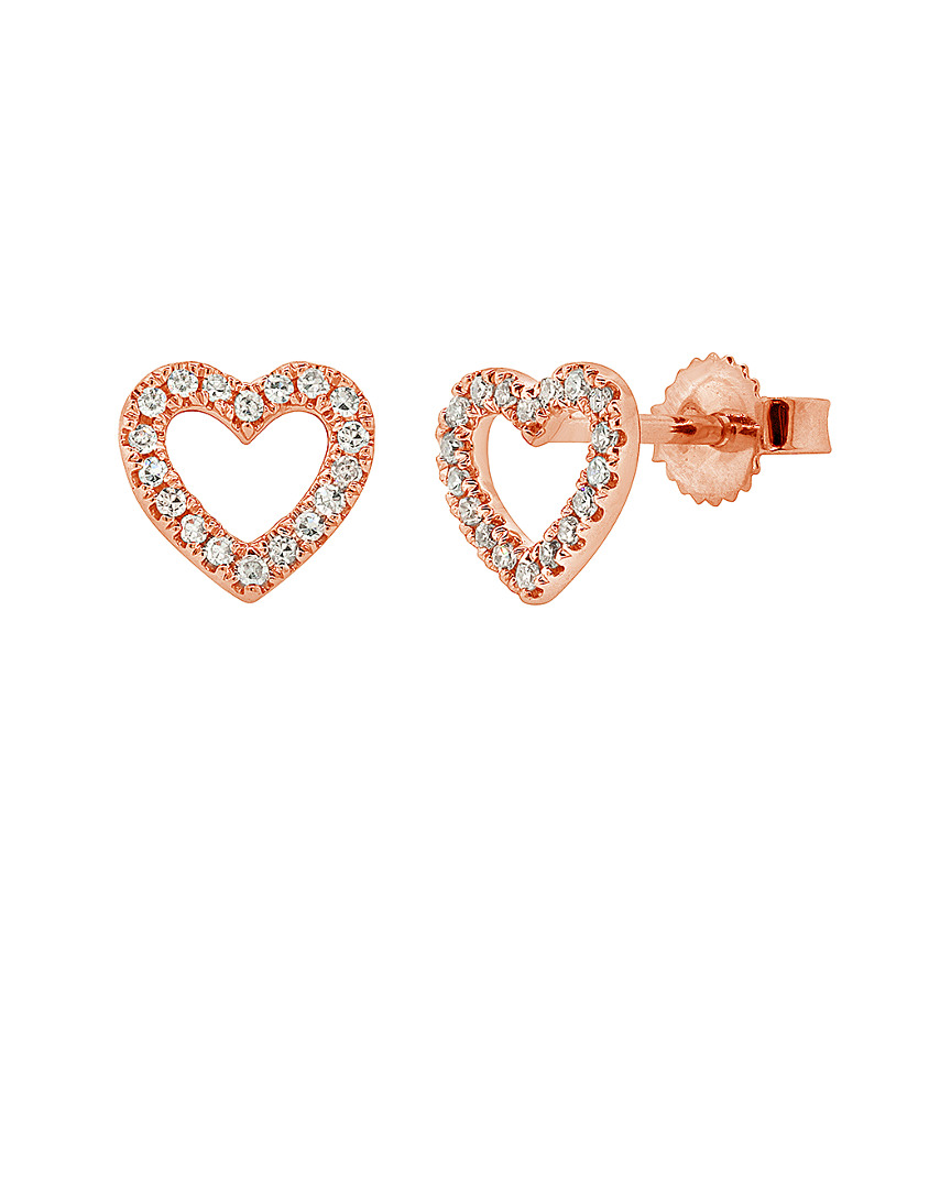 Sabrina Designs 14k Rose Gold Diamond Earrings