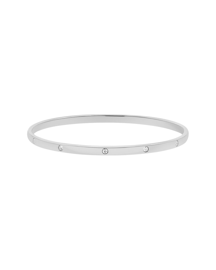 Adornia Tarnish Resistant Silver Plated Bangle Stacker