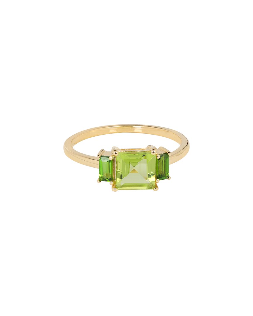 Tiramisu 14k Plated 1.59 Ct. Tw. Peridot