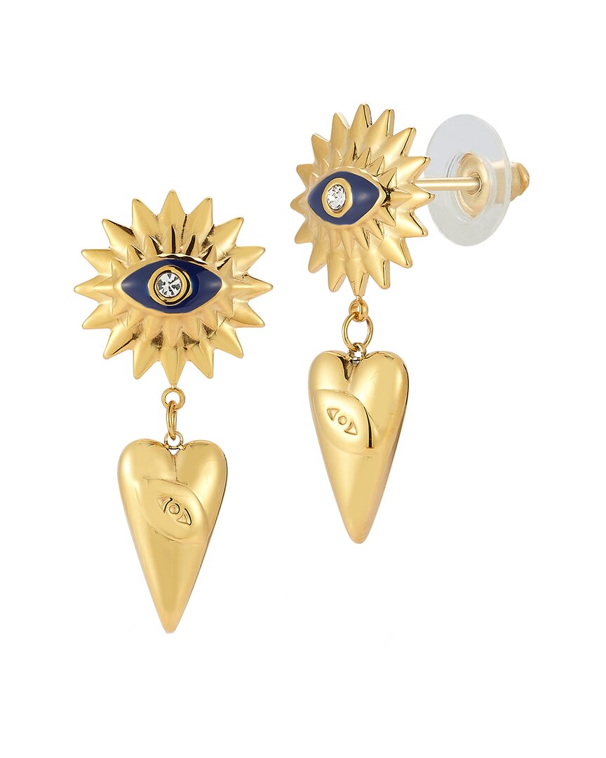 Sphera Milano Evil Eye Drop Earrings