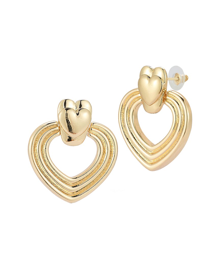 Sphera Milano Heart Drop Earrings