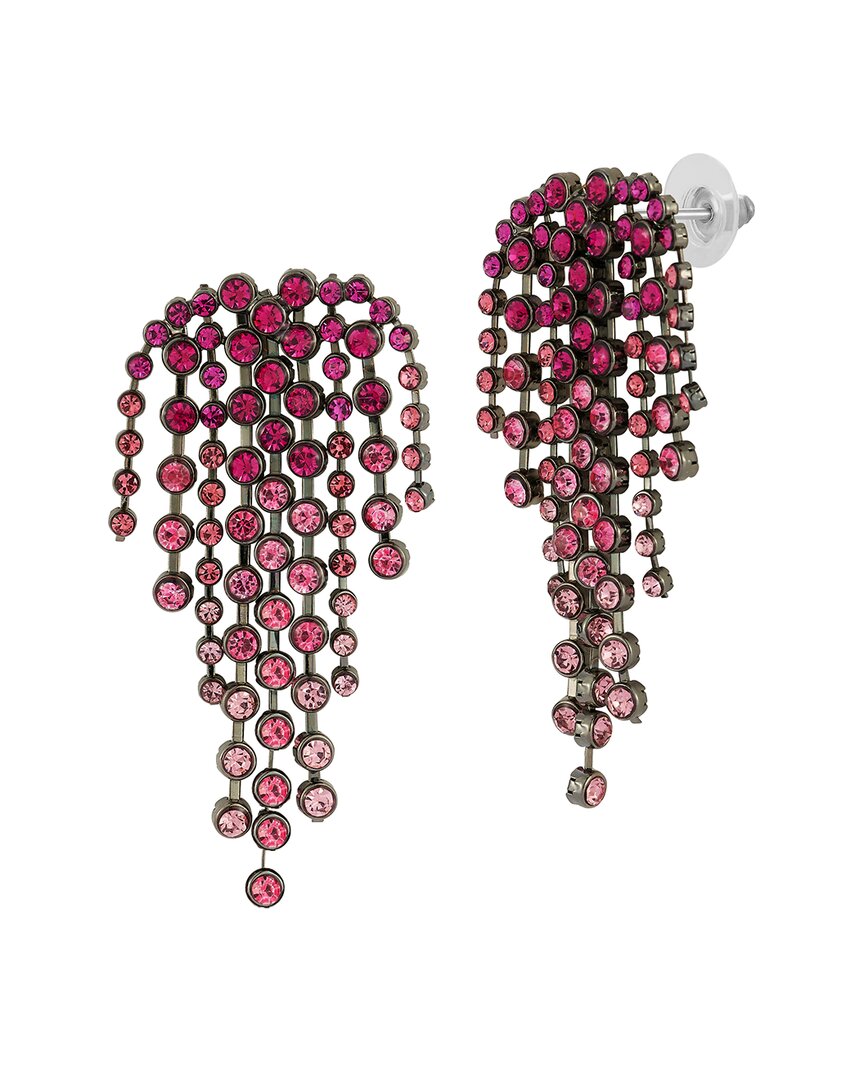 Sphera Milano Crystal Fringe Drop Earrings