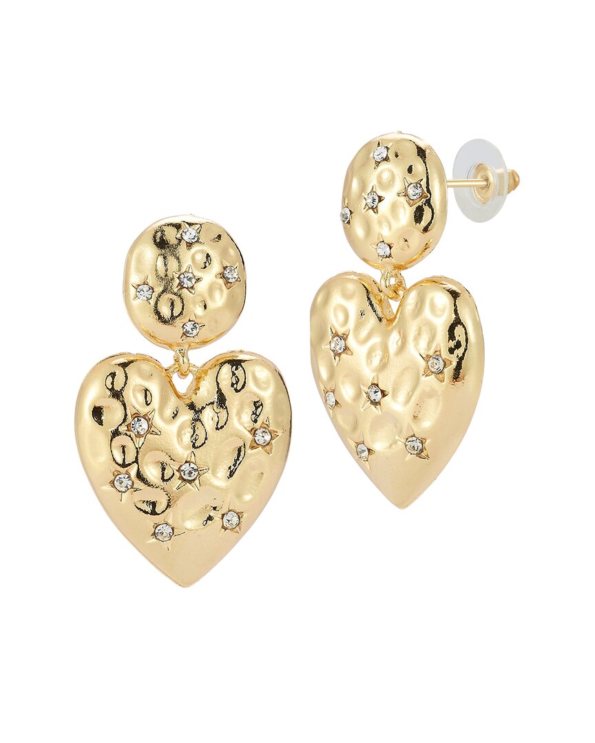 Sphera Milano Heart Drop Earrings