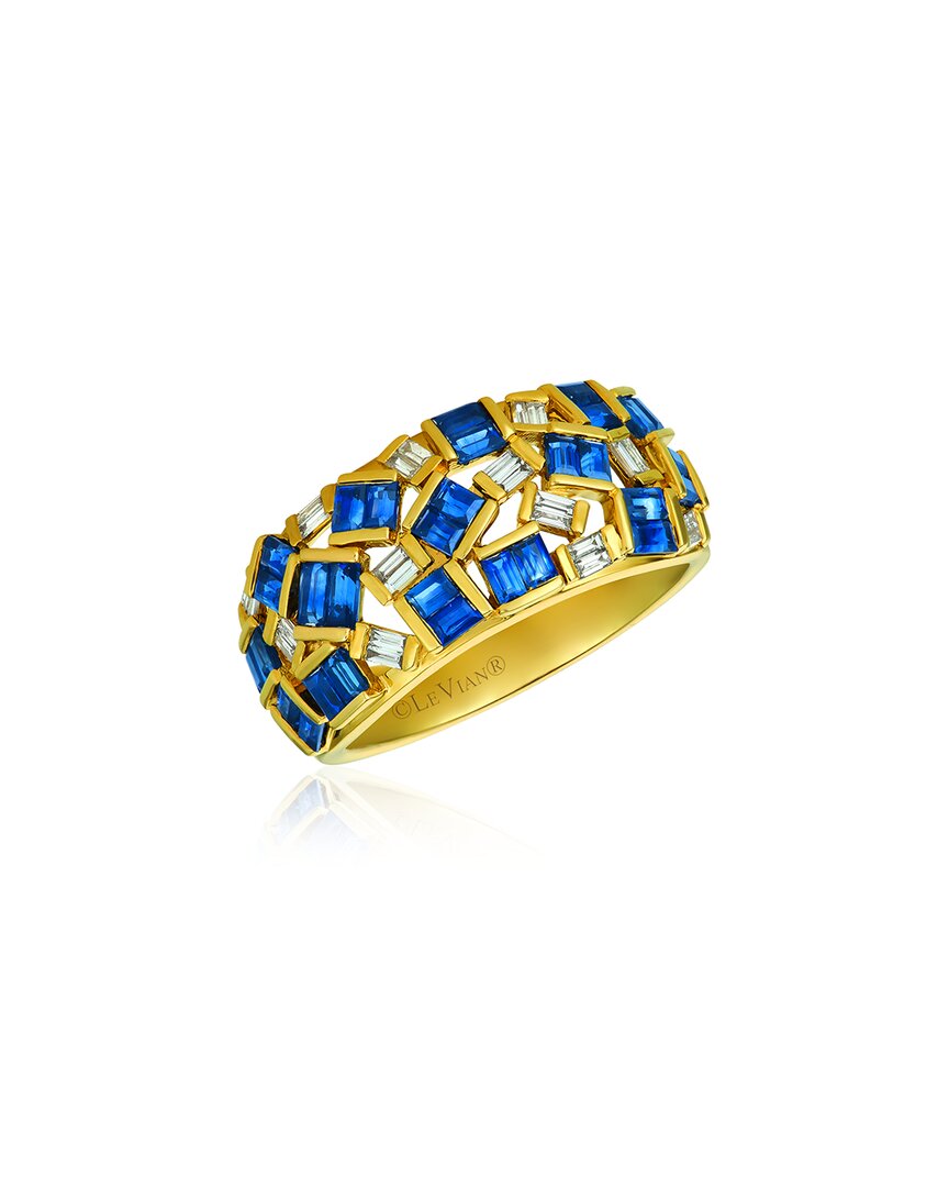 Le Vian 14k Honey Gold 1.98 Ct. Tw. Diamond & Sapphire Ring