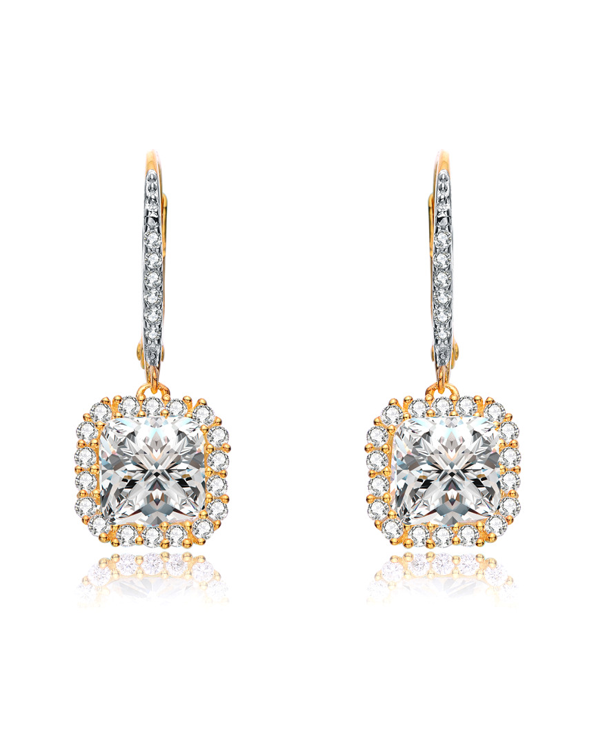 Genevive Cz Drop Earrings