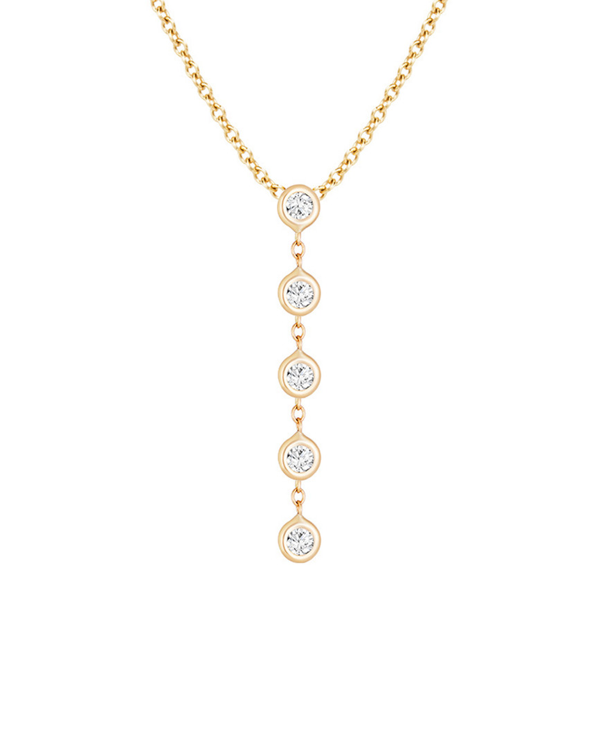 Ariana Rabbani 14k 0.25 Ct. Tw. Diamond Lariat Necklace