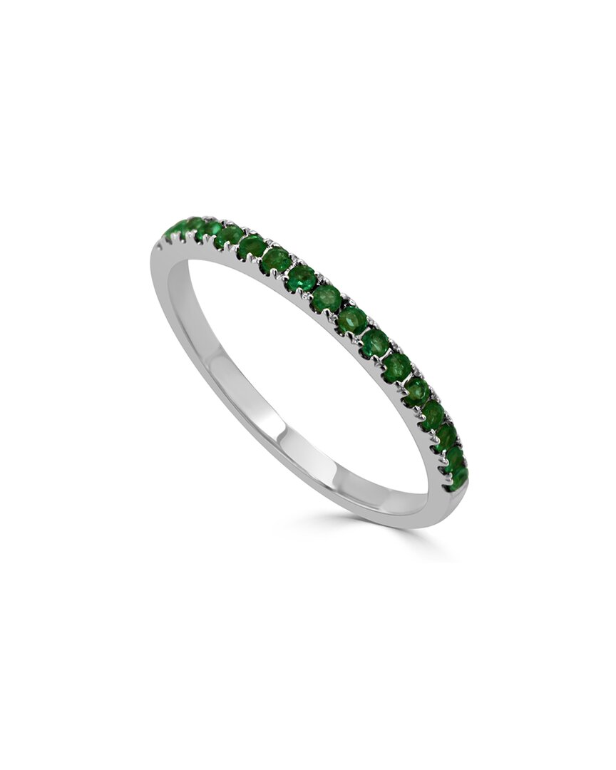 Sabrina Designs 14k 0.20 Ct. Tw. Emerald Stackable Half-eternity Birthstone Ring