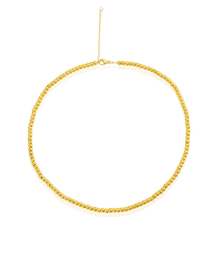 Adornia 14k Plated Anklet In Gold