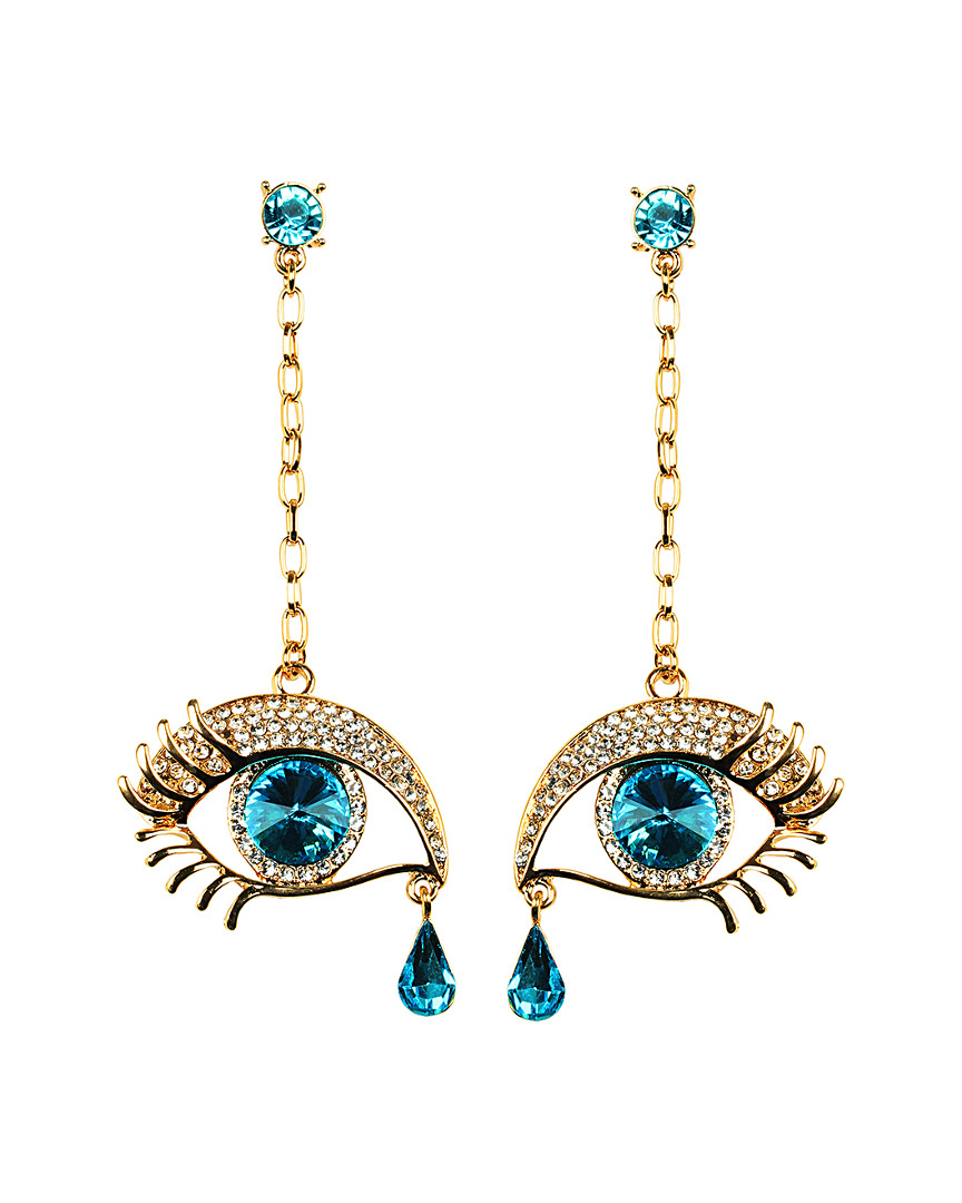 Eye Candy La Luxe Collection Crystal Eye My Earrings