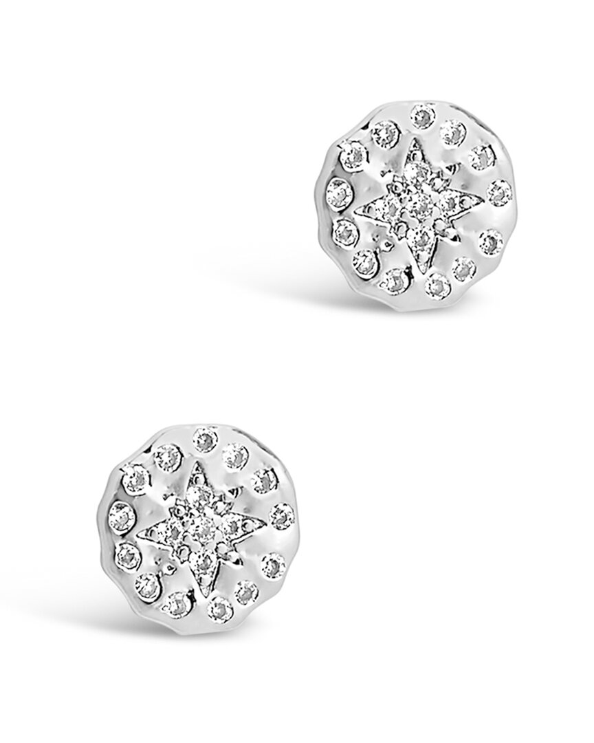 Sterling Forever Sterling Silver Cz Northern Star Stud Earrings