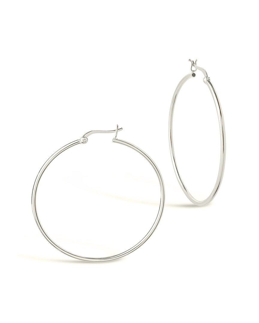 STERLING FOREVER STERLING FOREVER SILVER HOOPS