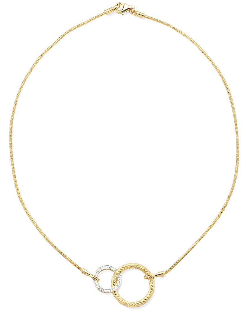 I. Reiss 14k 0.20 Ct. Tw. Diamond Mesh Necklace