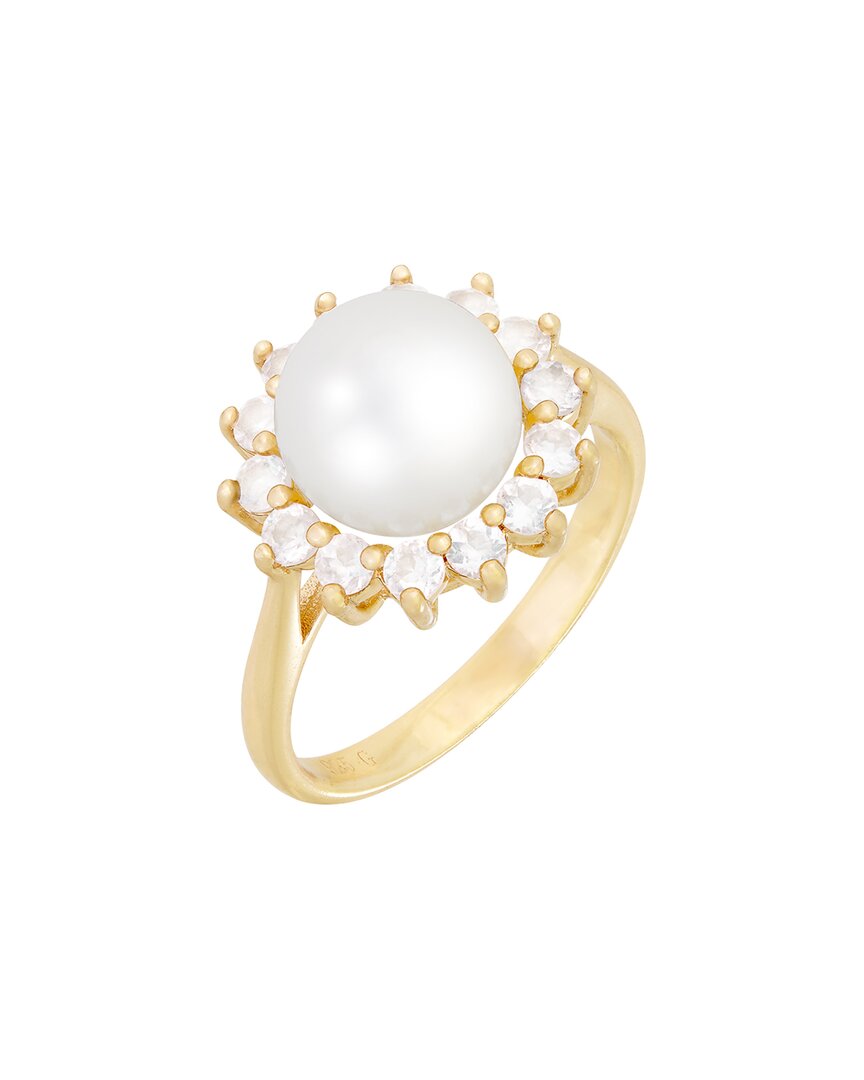 Splendid Pearls Vermeil 7-8mm Pearl Ring