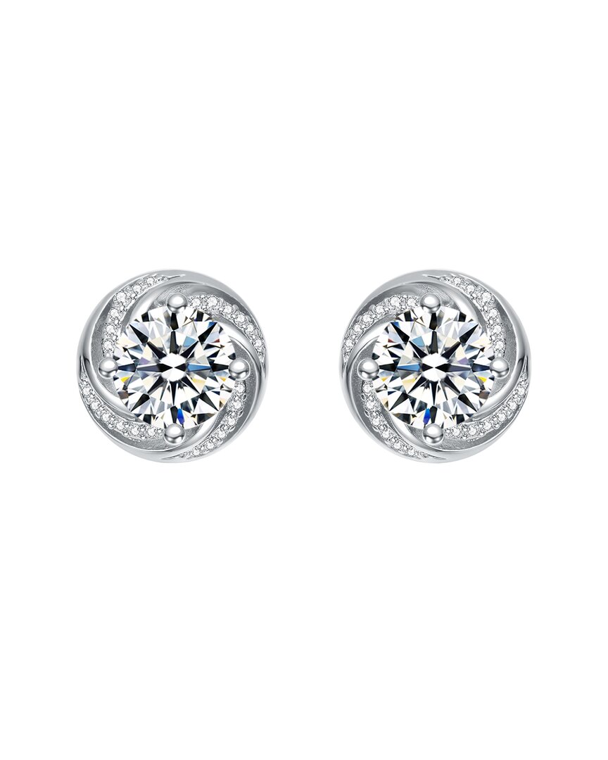 Rachel Glauber Diamond Cz Earrings