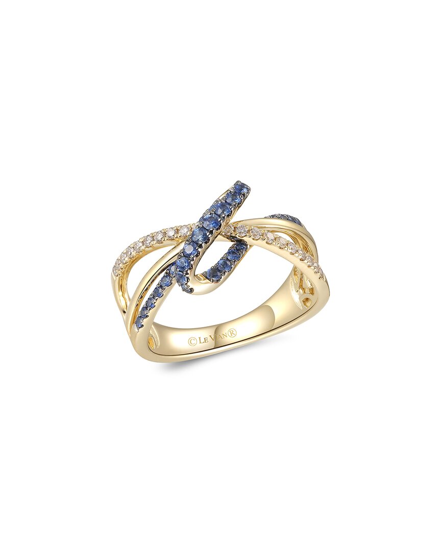 Le Vian 14k 0.57 Ct. Tw. Diamond & Sapphire Half-eternity Ring