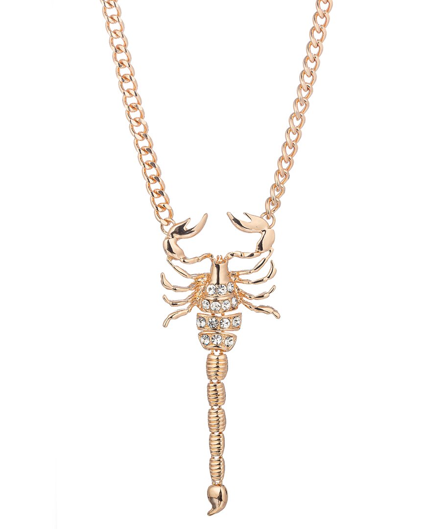Eye Candy La The Luxe Collection Crystal Scorpio Pendant Necklace