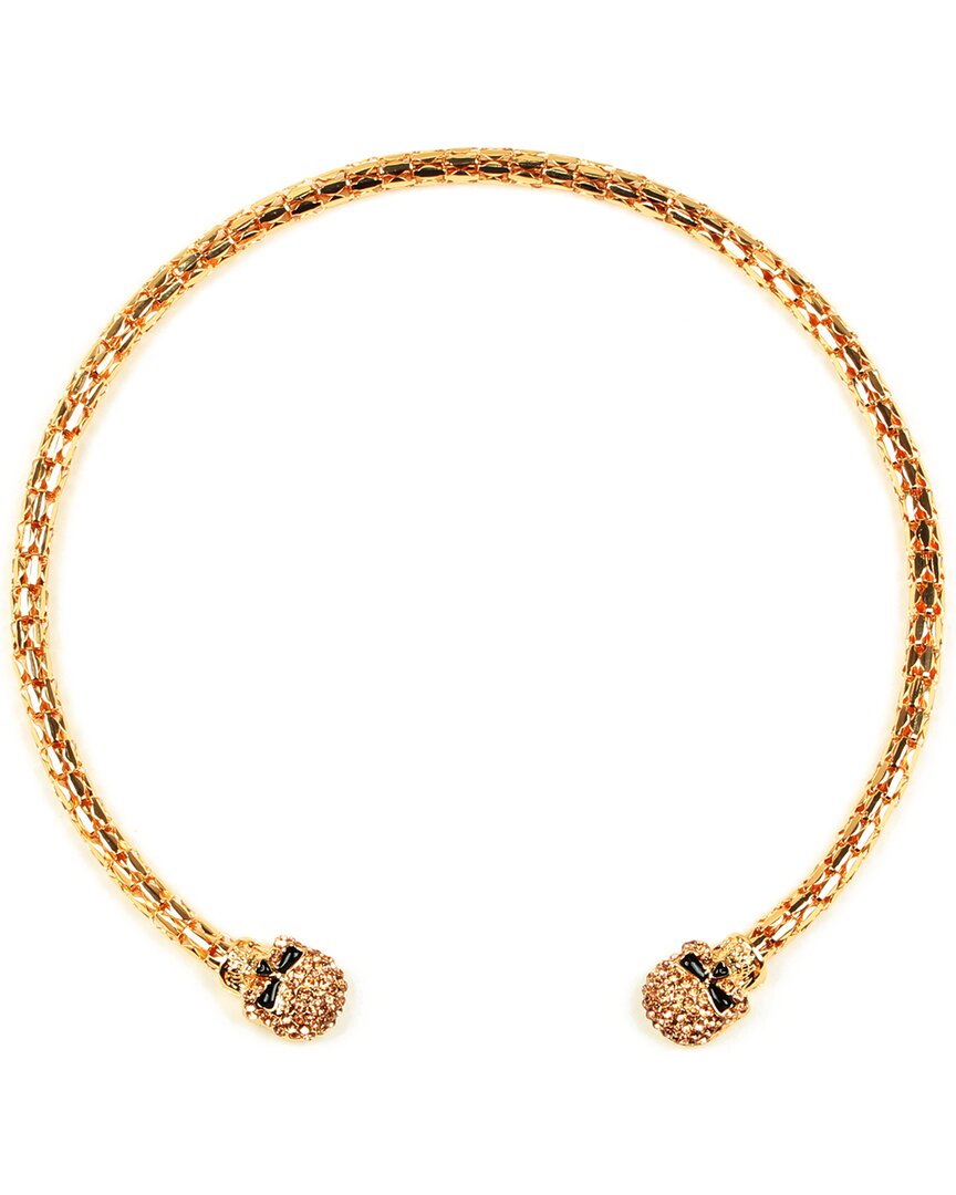 Eye Candy La The Luxe Collection Crystal Skull Collar Necklace