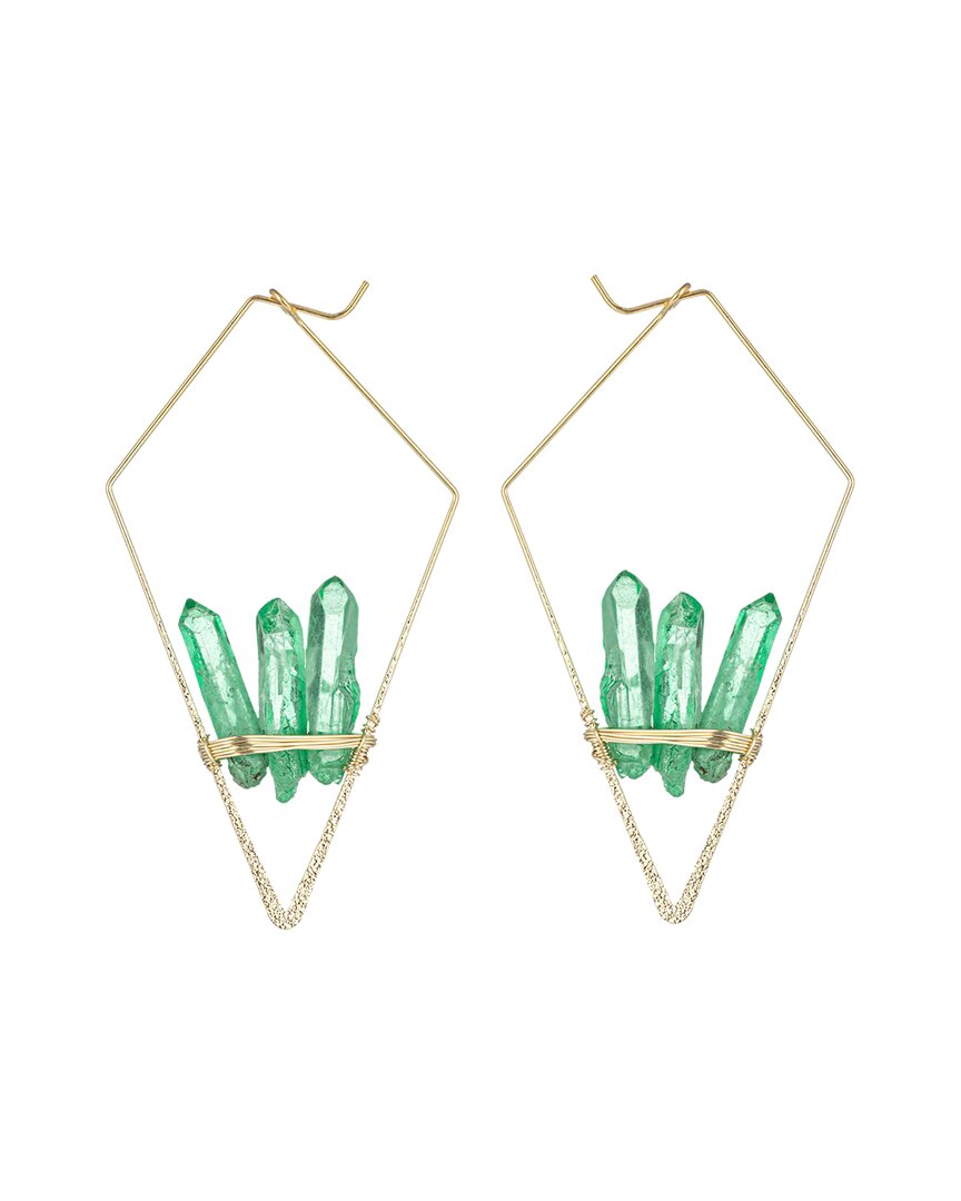 Eye Candy La The Luxe Collection Agate Statement Earrings