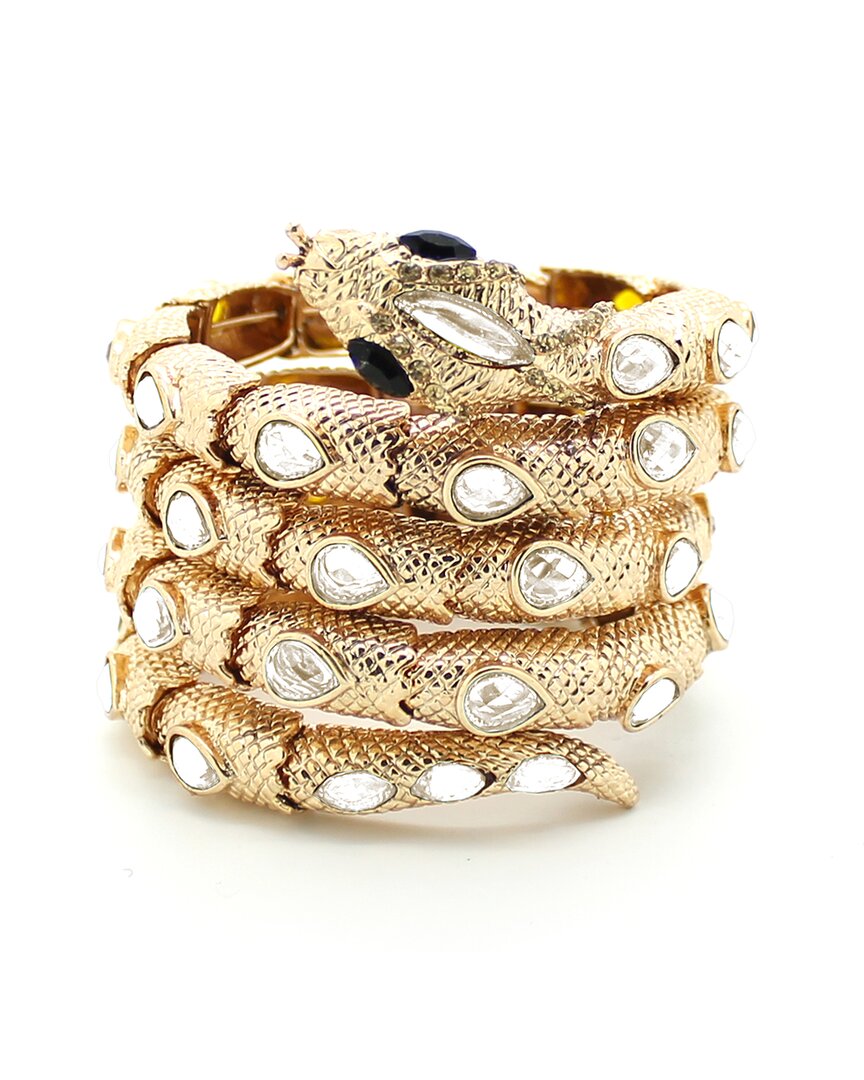 Eye Candy La The Luxe Collection Crystal Snake Wrap Bracelet