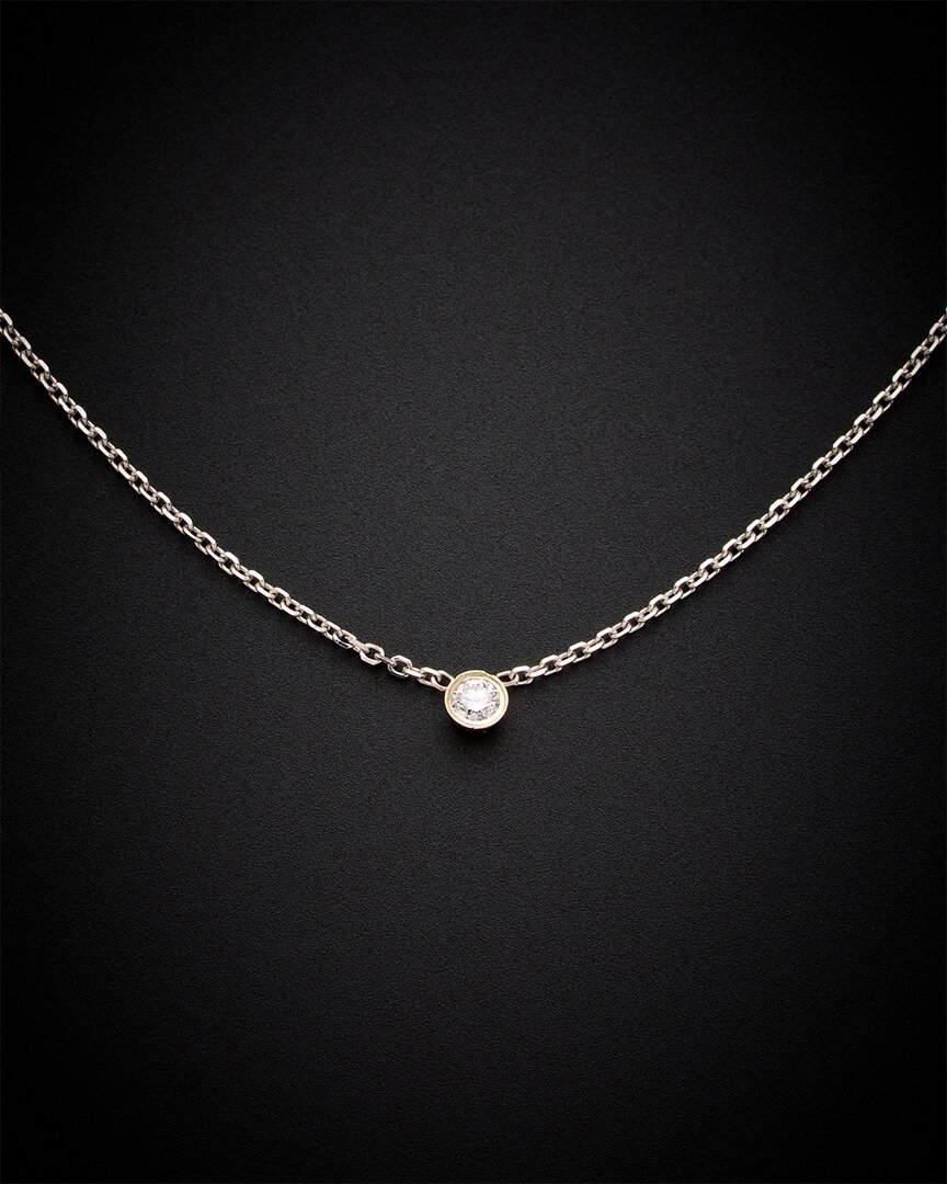 Italian Gold Diamond Necklace