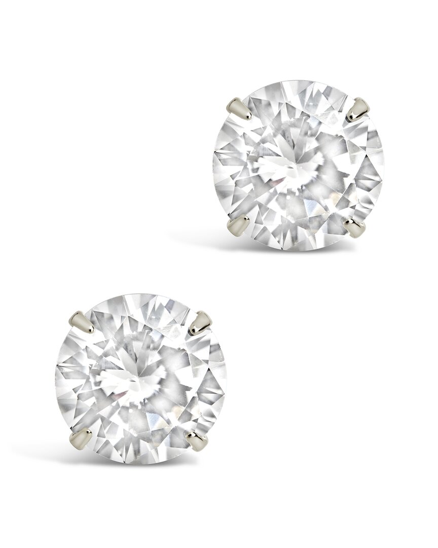 Sterling Forever Silver Cz Studs