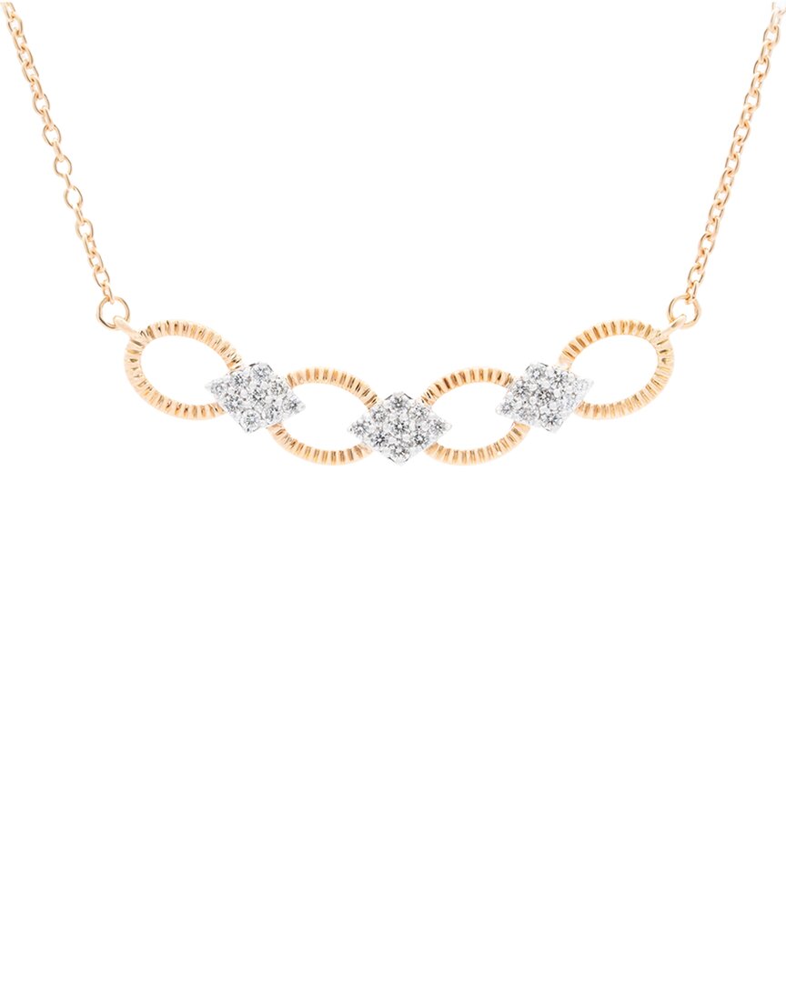 Maitre De Diamant 18k 0.36 Ct. Tw. Diamond Necklace