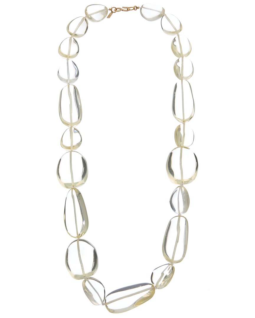 Kenneth Jay Lane Plated Station Necklace