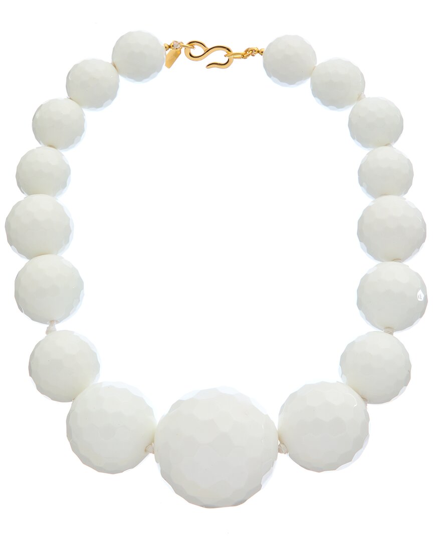 Kenneth Jay Lane Plated Graduated Necklace
