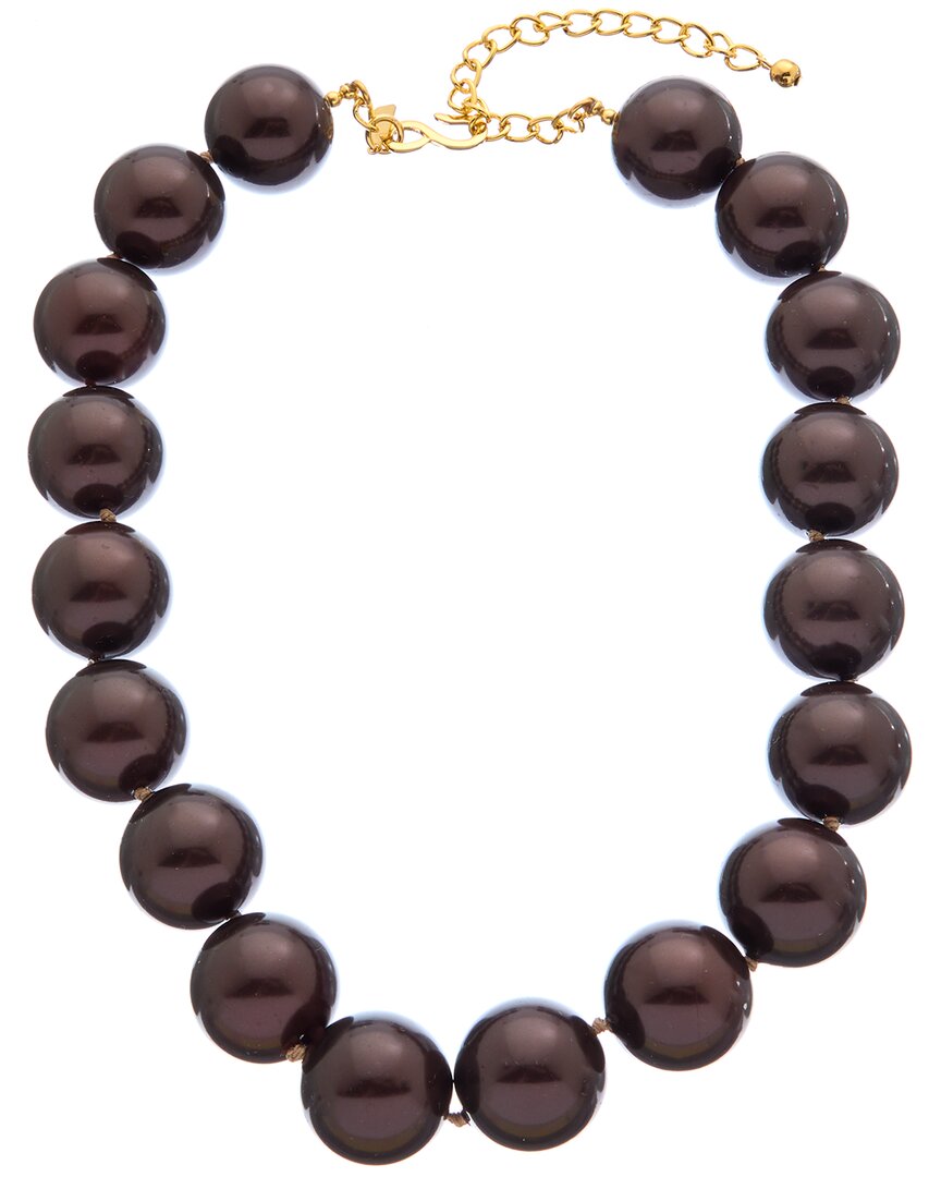 Kenneth Jay Lane Plated Bead Necklace