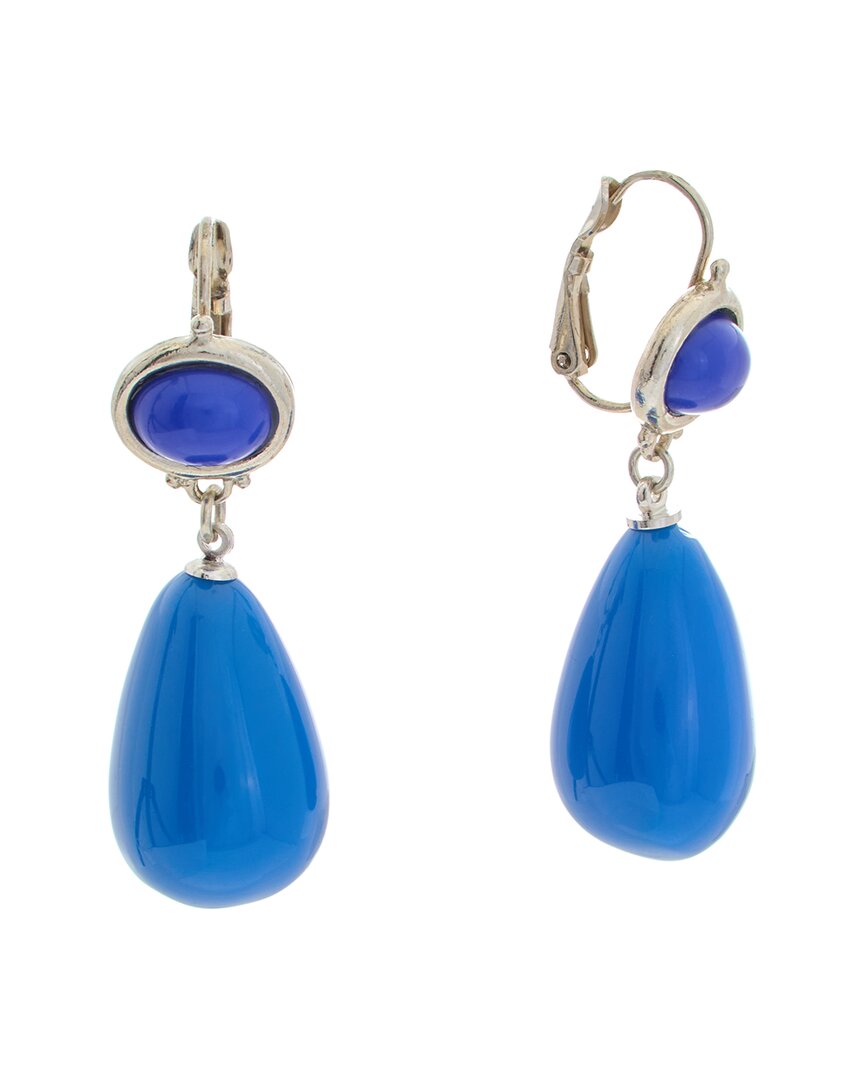 Kenneth Jay Lane Dangle Earrings In Blue