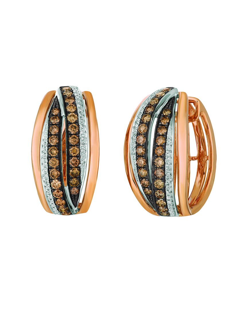 Le Vian ® Chocolate Diamonds 14k 1.16 Ct. Tw. Diamond Hoop Earrings