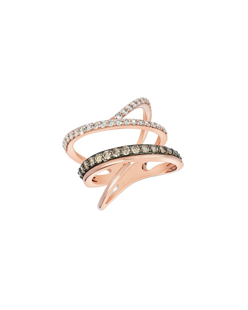 Le Vian ® Chocolate Gladiator 14k Rose Gold 0.93 Ct. Tw. Diamond Cocktail Ring