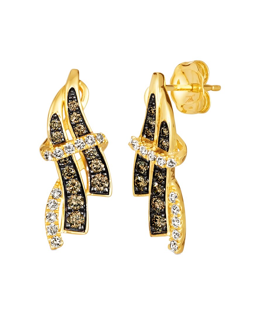 Le Vian ® Chocolate Gladiator 14k 0.58 Ct. Tw. Diamond Drop Earrings