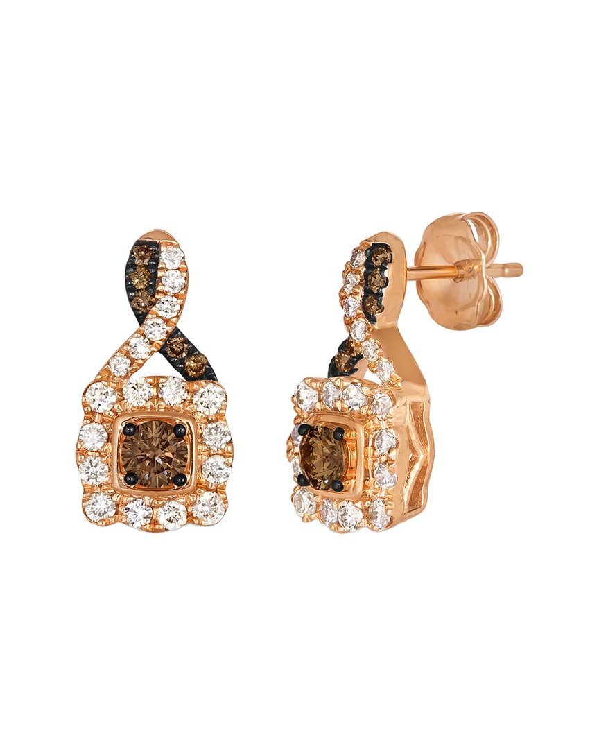 Le Vian ® Chocolate Solitaire 14k Rose Gold 0.82 Ct. Tw. Diamond Drop Earrings