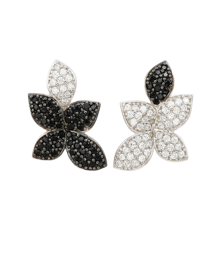 Suzy Levian Cz Jewelry Suzy Levian Silver Cz Mismatched Studs