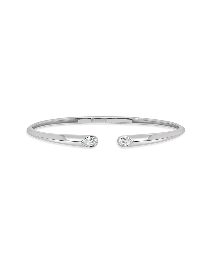 Sabrina Designs 14k 0.42 Ct. Tw. Diamond Stackable Bangle In Silver