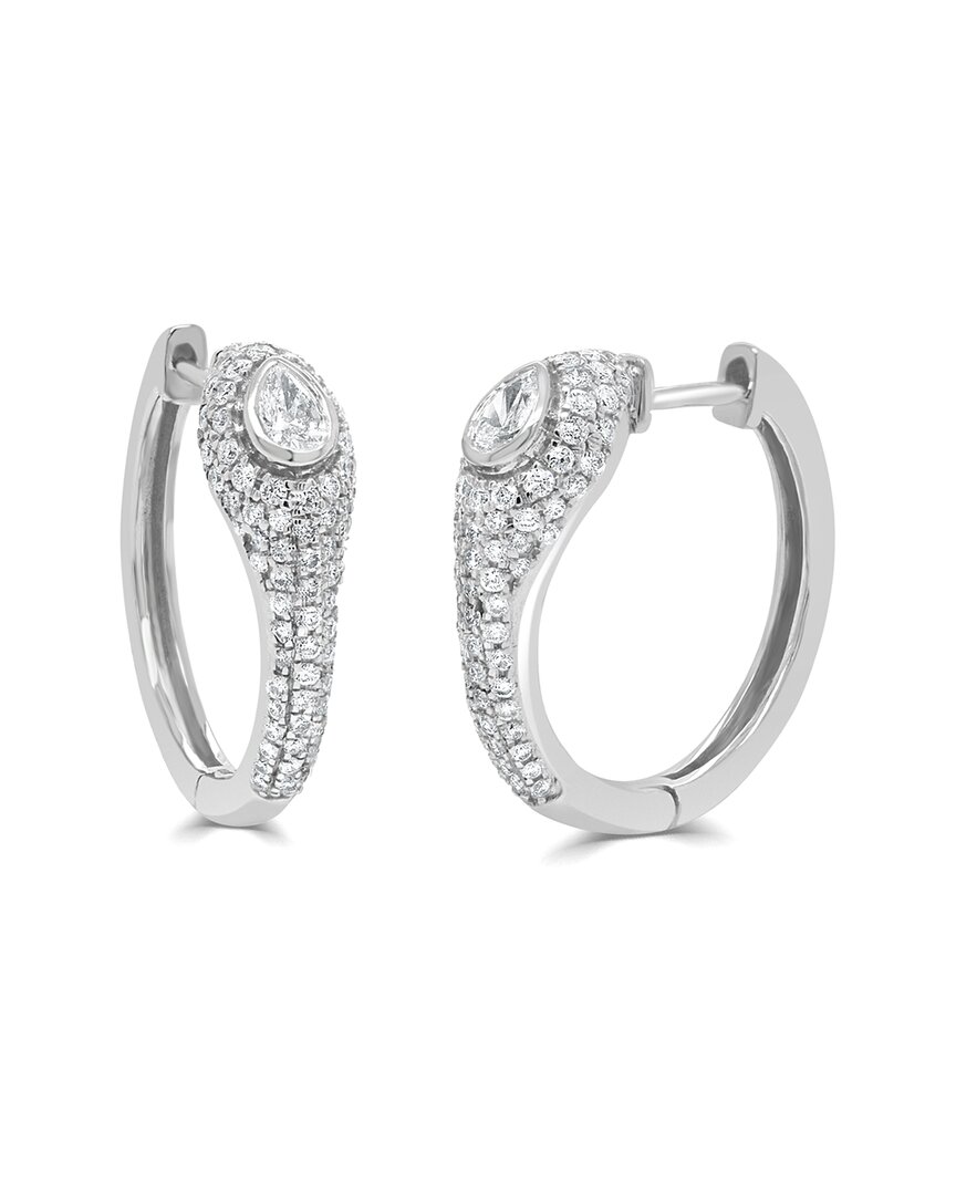 Sabrina Designs 14k 0.73 Ct. Tw. Diamond Huggie Earrings