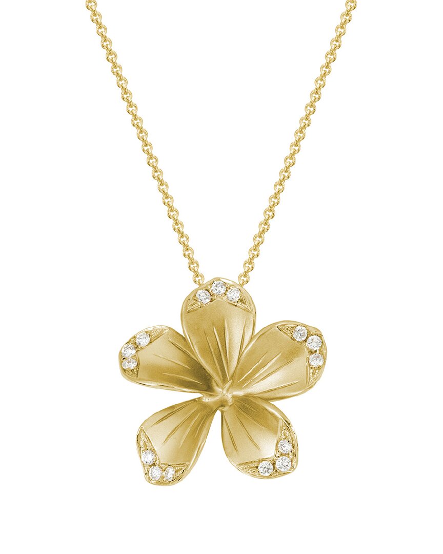 Diamond Select Cuts 14k 0.14 Ct. Tw. Diamond Pendant Necklace