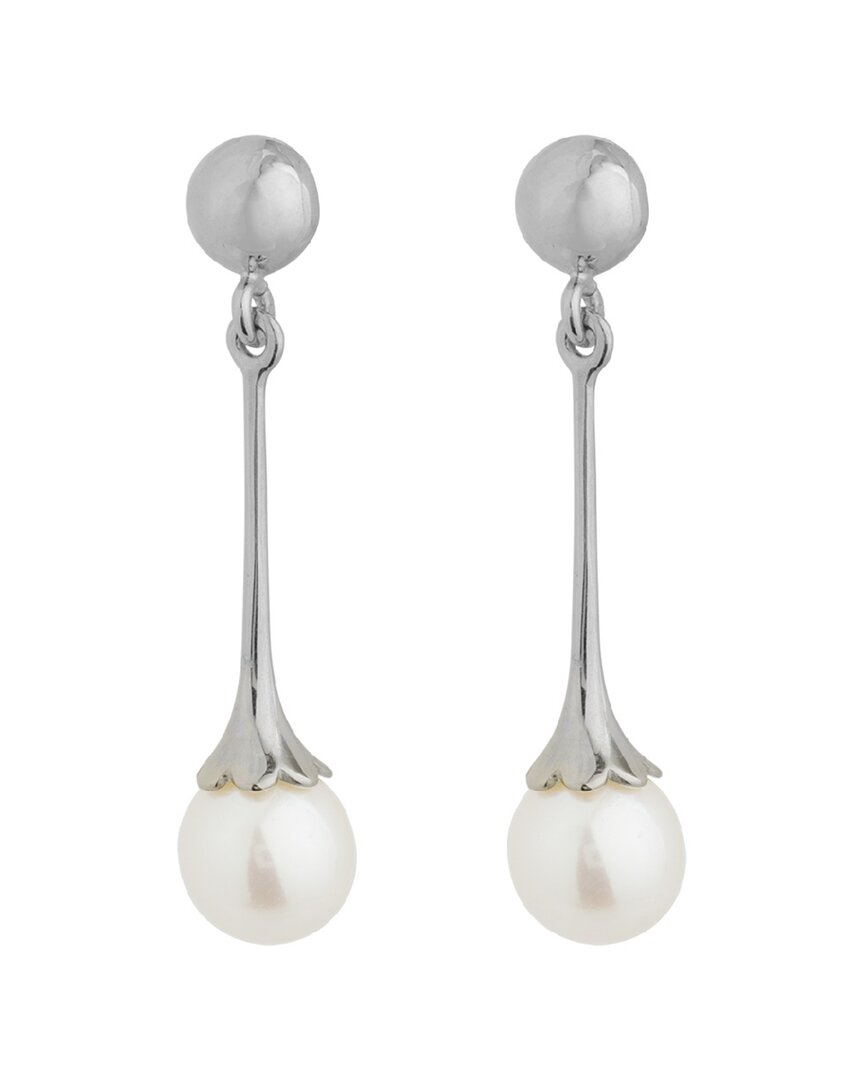 Pearls 14k 6.5mm Pearl Drop Earrings