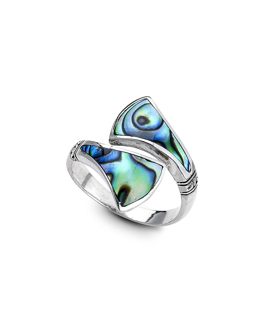 Samuel B. Sterling Silver Abalone Bypass Ring