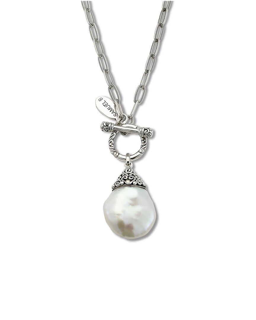 Shop Samuel B. 18k & Silver 15-17mm Pearl Necklace