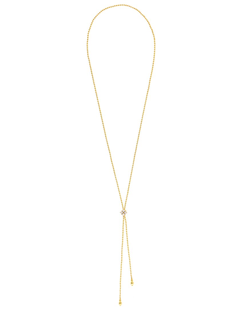 Rivka Friedman 18k Plated Cz Necklace