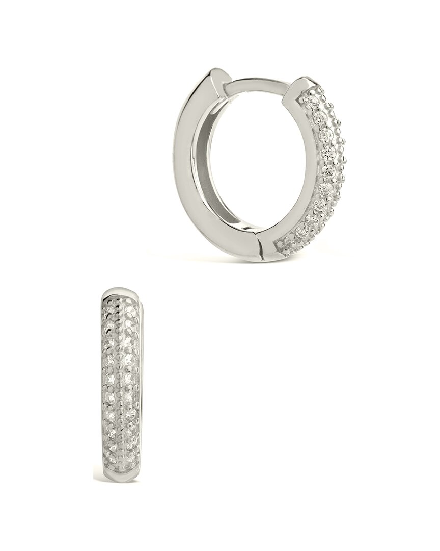 Sterling Forever Silver Infinity Hoops