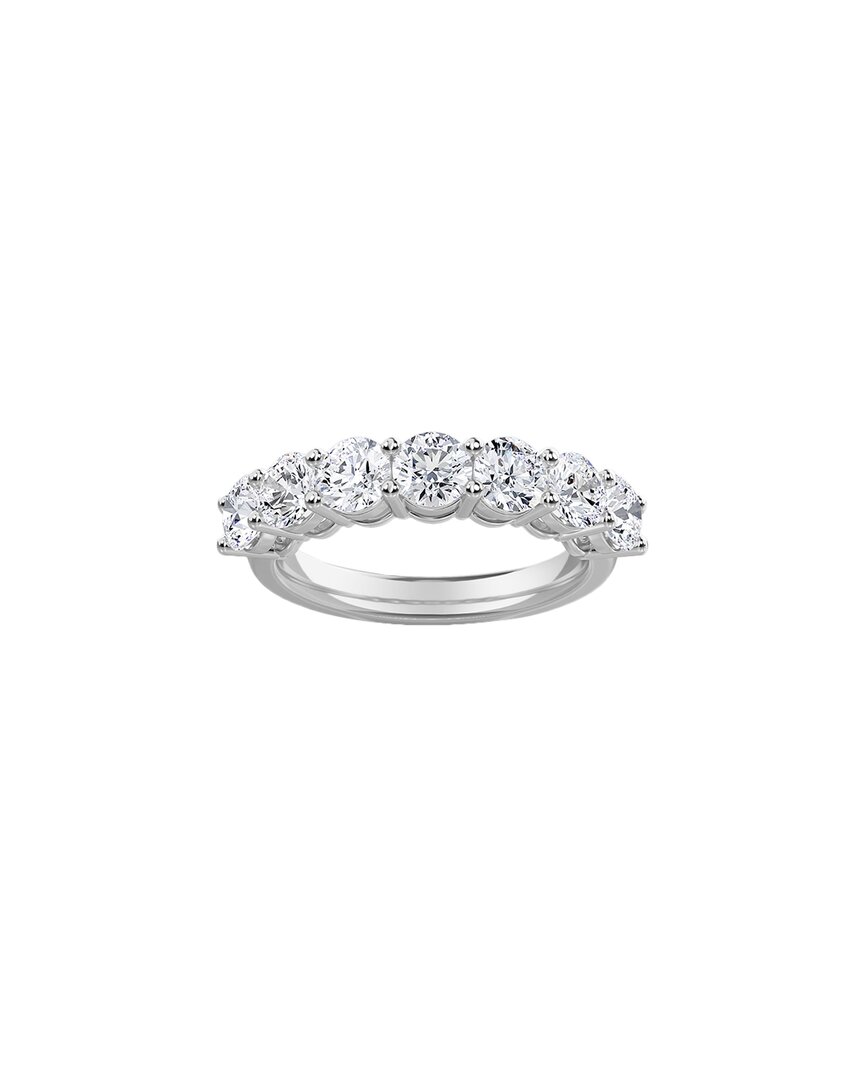 Diana M. Fine Jewelry 14k 1.51 Ct. Tw. Diamond Half-eternity Ring In Metallic