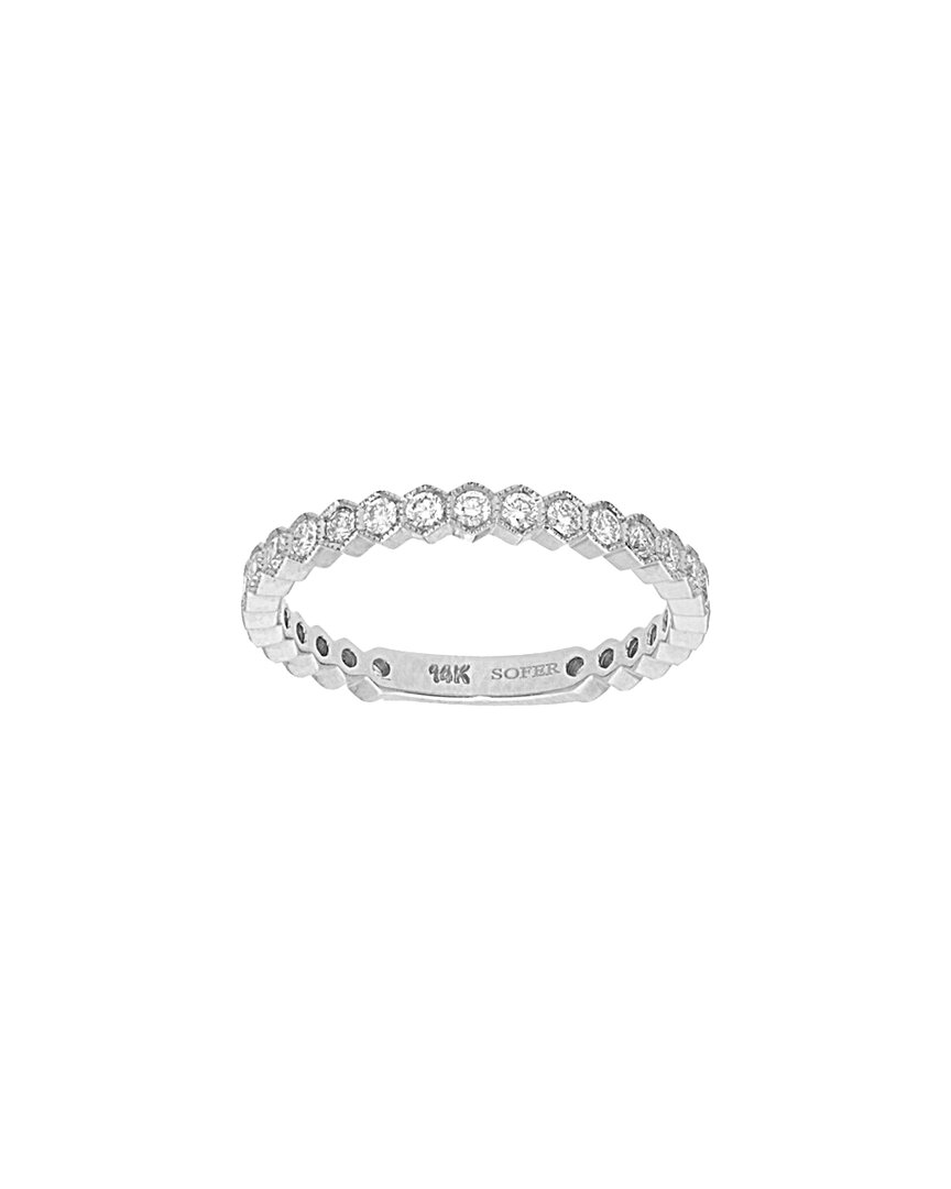 Shop Diamond Select Cuts Nephora 14k 0.47 Ct. Tw. Diamond Stackable Ring